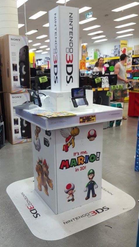 Nintendo 3ds kiosk demo unit australia shop store
