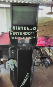 Nintendo 64 kiosk australia demo unit promo shop display snes super nintendo